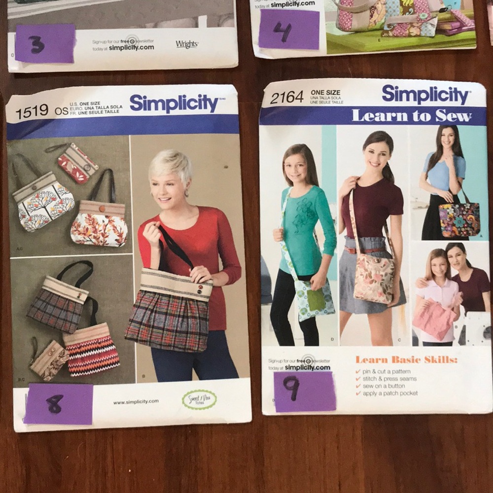 Simplicity Sewing Pattern For Handbags 👜 - Picture 6 of 7